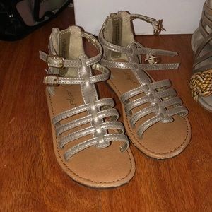 Bronze sandals